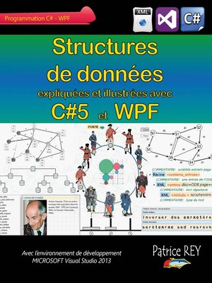 cover image of Structures de données avec C#5 et WPF